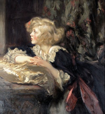 Diana Manners, spätere Frau von Duff Cooper, 1. Viscount Norwich, 1919 von James Jebusa Shannon